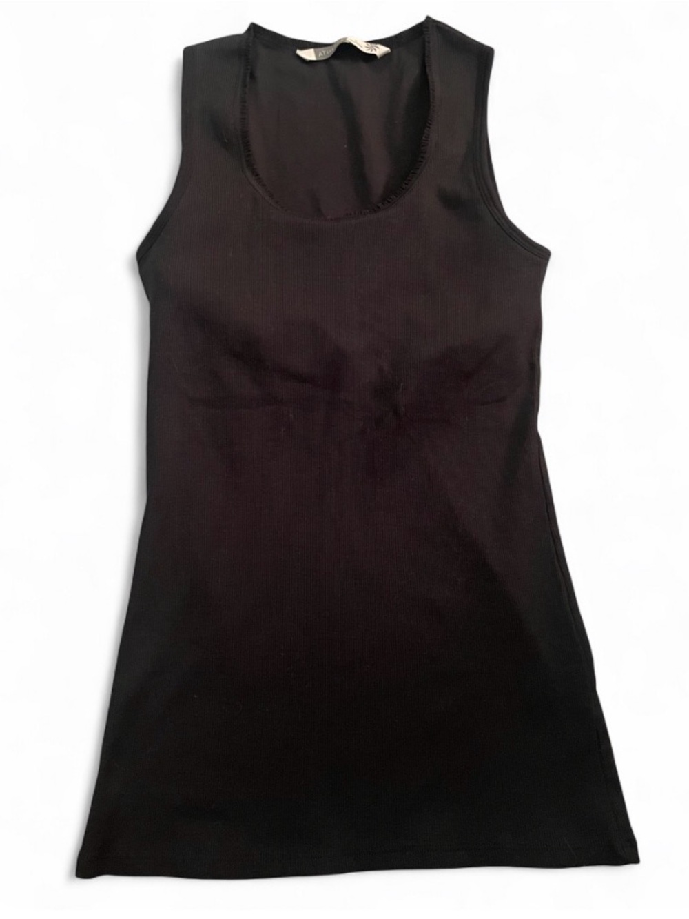 Athleta Black Work Out Tank Top Womens Size Large